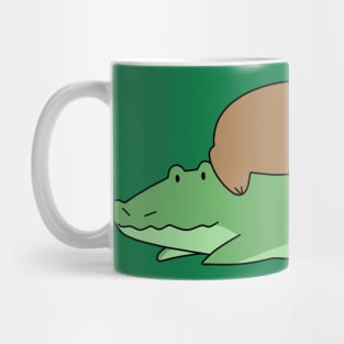 Sloth and Alligator Mug